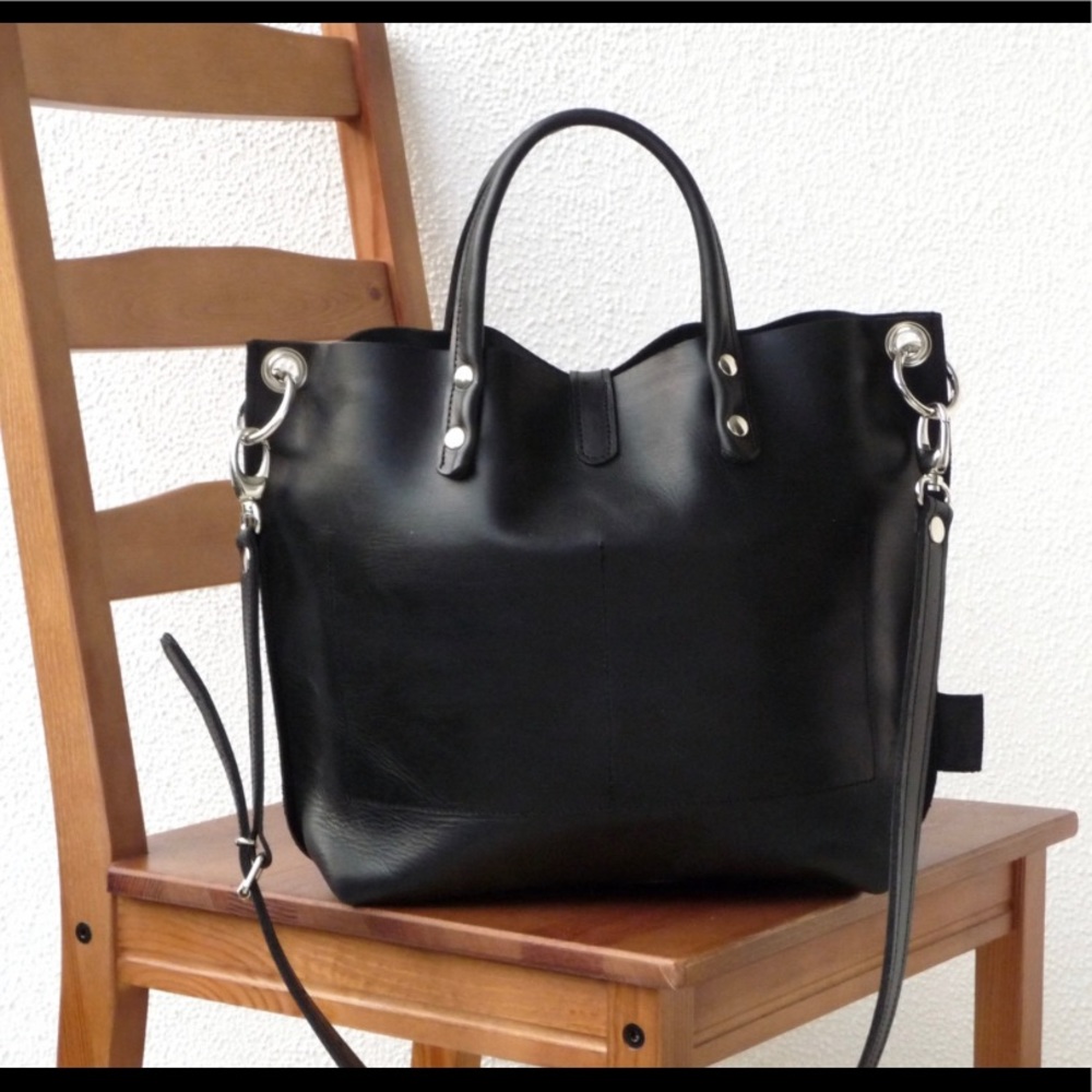 Leather tote - Picture 2 of 5